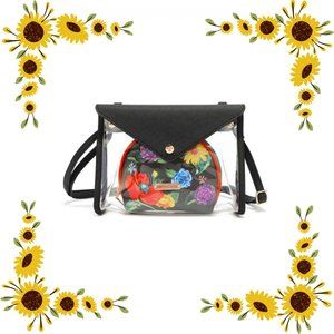 Floral 2 Piece Cosmetic Pouch Crossbody